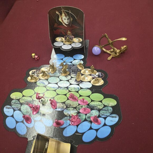 1999 Star Wars Episode 1 Jar Jar Binks + Battle For Naboo 3-D Board Game Lit - Picture 5 of 11